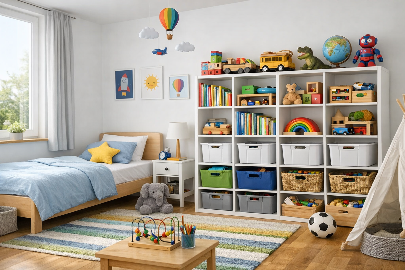 Kinderzimmer aufräumen: System, das Kinder wirklich mitmachen