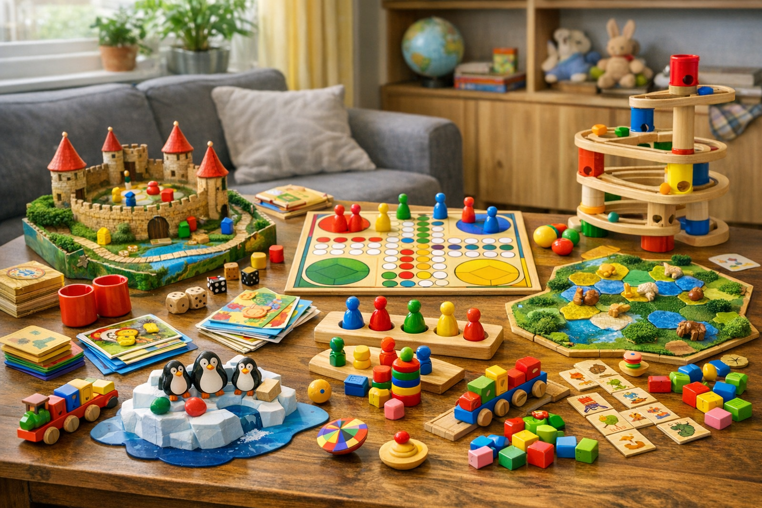 Spiele für drinnen: Beschäftigung für die ganze Familie