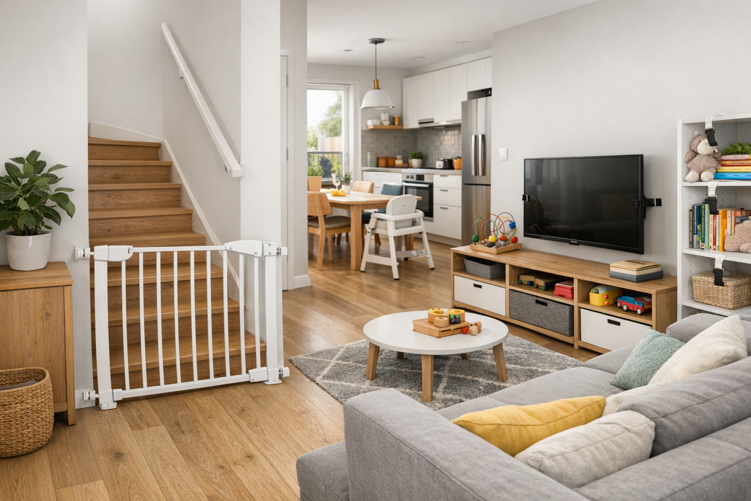 Wohnung kindersicher machen: Checkliste für jeden Raum