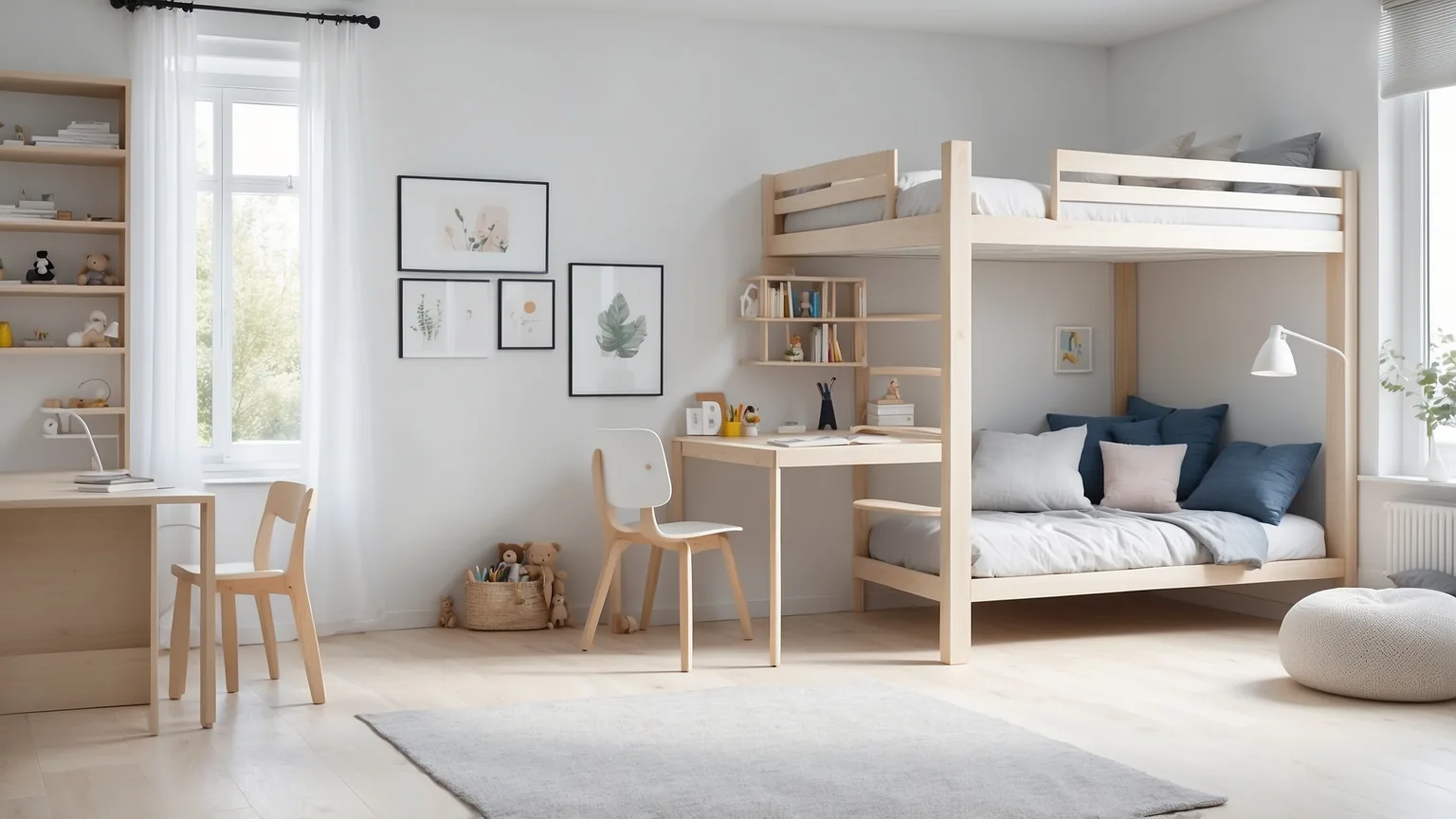 Hochbett oder Etagenbett: Was in kleine Kinderzimmer passt
